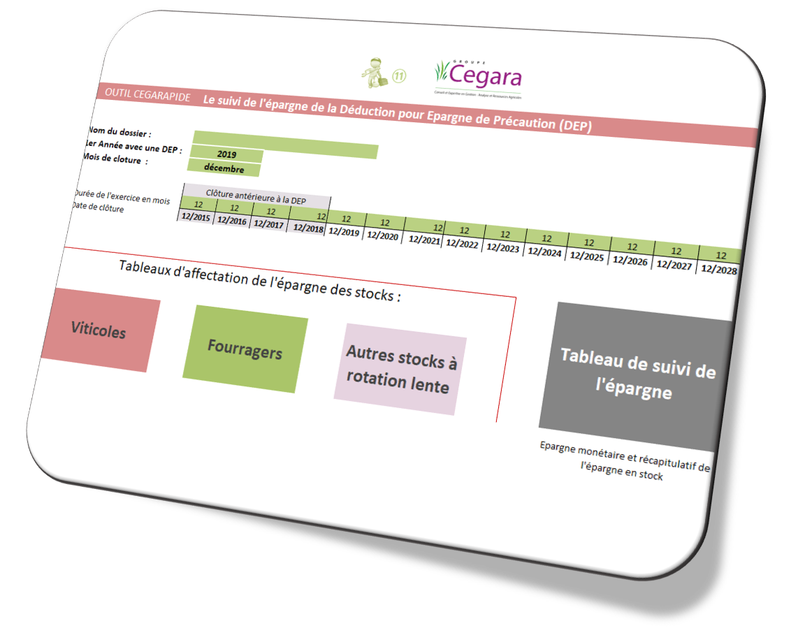 Outil 11 Suivi de l'épargne de la Déduction pour Epargne de Précaution (DEP)