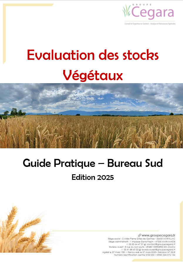 Évaluation Stocks Végétaux décembre 2025 - bureau Sud